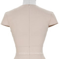 Grace Karin Señoras Sexy Khaki color de las caderas envuelto casquillo de manga retro vintage lápiz bodycon vestido CL008947-4